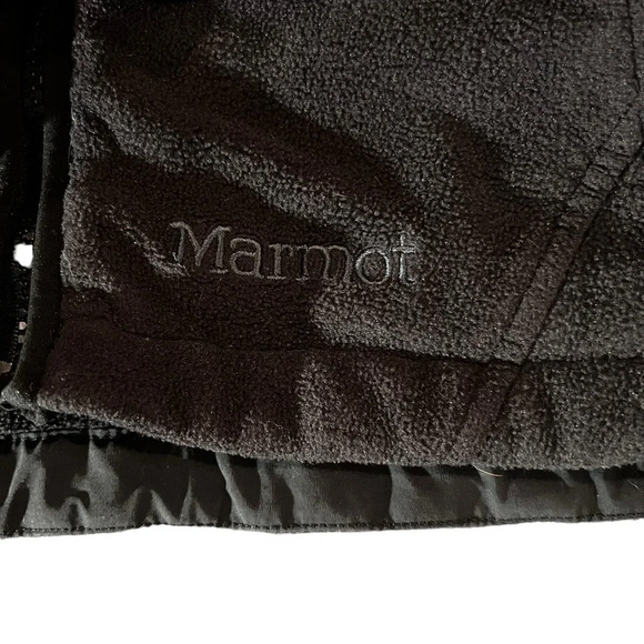 Marmot Women's Black Puffer / Fleece‎ Jacket Size Small - Picture 2 of 5